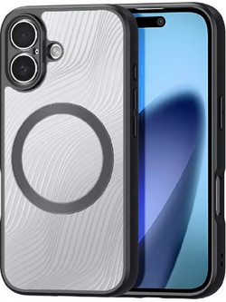 Dux Ducis Aimo Series Back Cover Θήκη Πλαστική για iPhone 17 Μαύρο-Διάφανο