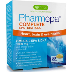 Igennus Pharmepa Complete Ιχθυέλαιο Λεμόνι 60 Μαλακές Κάψουλες