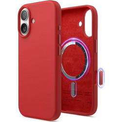 Θήκη iPhone 17 Elago Magnetic Silicone Case Premium Σιλικόνης με MagSafe - Red (ES17MSSC61-RD)