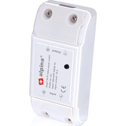 Alpina Έξυπνος Ασύρματος Διακόπτης-Home Smart Switch με Wi-Fi 230V/10A και Έλεγχο μέσω App, 26529 - Alpina Switzerland