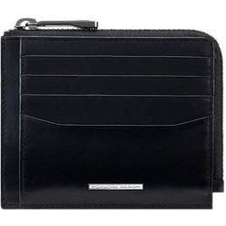 Porsche Design RFID μαύρη δερμάτινη Θήκη καρτών -Πορτοφόλι Credit card holder cow leather black OBE09921-001