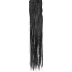 Hair Extention με Κλιπ Μαύρο 55cm