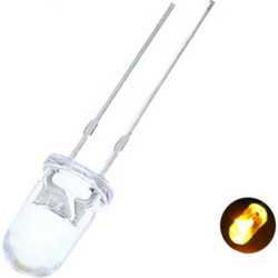 LED 3mm Yellow Clear