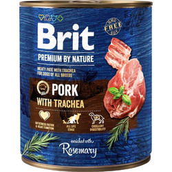 Brit Premium By Nature Adult with Pork & Trachea 800gr