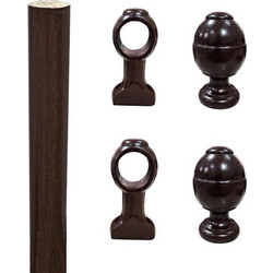Σετ ξύλινο κουρτινόξυλο - Wooden Rod Set 141364