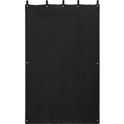 Κουβέρτες VEVOR Sound Dampening, Ηχομονωτικές κουρτίνες με 2032 x 1219 mm, Ηχομονωτική κουβέρτα με δάπεδα, Κουβέρτα Studio, για Παράθυρο, Πόρτα, Light Blocker, Ηχογράφηση μουσικής, Μαύρο