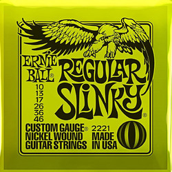 Ernie Ball 2221 Σετ 6 Χορδές Ηλεκτρικής Κιθάρας Nickel Plated Steel 11-52" Normal Tension
