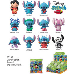 Lilo & Stitch PVC Bag Clips Series 1 Display (24)
