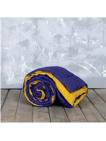 Nima Πάπλωμα Υπέρδιπλο Microfiber 220x240 Abalone Blue - Mustard Beige