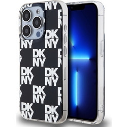 DKNY PC/TPU Checkered Pattern Case for iPhone 14 Pro Max Black - (DKHCP14XHDLCEK)