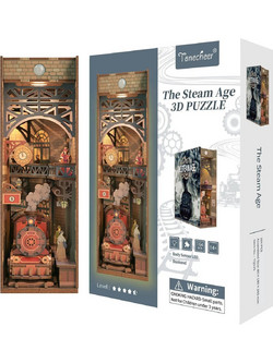 Tonecheer The Steam Age 3D Book Nook DIY 164 Κομμάτια 24.5cm TQ125