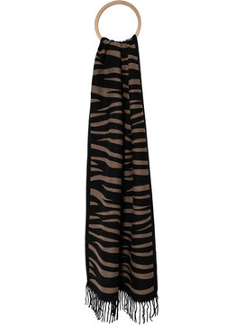 MORGAN Μαύρη εσάρπα animal print 252-5Zebra