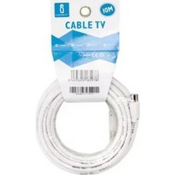 Καλώδιο επέκτασης τηλεόρασης TV Cable 10m Aigostar - λευκό