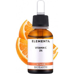 Bioearth Elementa Vitamin C 2% Ενυδατικό Serum Προσώπου με Βιταμίνη C 15ml