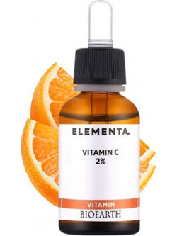 Bioearth Elementa Vitamin C 2% Ενυδατικό Serum Προσώπου με Βιταμίνη C 15ml