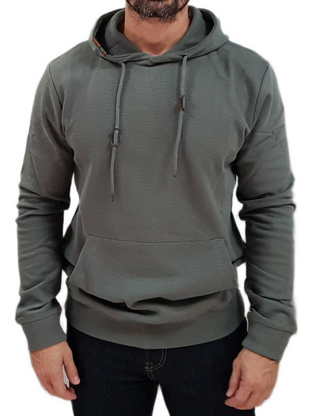 Indicode - 55-759 - In Salupe Hoodie - 963 CASTOR GREY -πλεκτο - gray