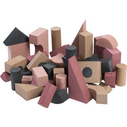 BabyTrold - foam building blocks - Dusty Rose (18-49DR)