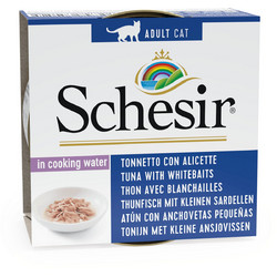 Schesir Nature for Cat with Tuna & Whitebaits in Jelly 85gr
