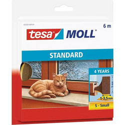 Μονωτικό Πόρτας & Παραθύρων Tesa TesaMoll Standard I-profile Καφέ 9mm x 6m