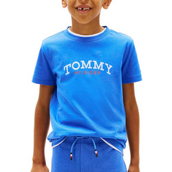 Tommy Hilfiger Παιδικό T-Shirt Κοντομάνικο Royal Blue KB0KB10263-C6H