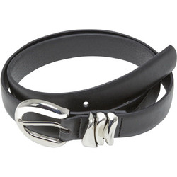 Ζώνη Chunky Multiple Loop TB7213-02499 Urban Classics Black Black/Silver