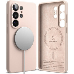 Ringke Silicone Magnetic Back Cover Pink Sand (Samsung Galaxy S26 Ultra)