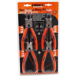 Σετ πένσες ασφαλειών - 4pcs - 175mm/7" - Finder - 0014915