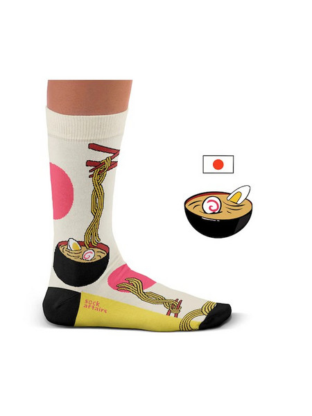 Sock Affairs Ramen Ανδρικές Κάλτσες Ψηλές με Σχέδια Πολύχρωμες