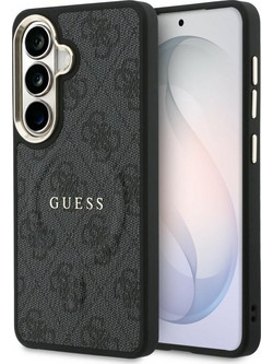 Guess 4G Embossed Ring MagSafe Θήκη Samsung Galaxy S26+ Black (GUHMS26MP4MSEGCK)
