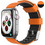 AHAstyle WA11 Λουράκι Σιλικόνης Orange / Black (Apple Watch 38 / 40 / 41mm)