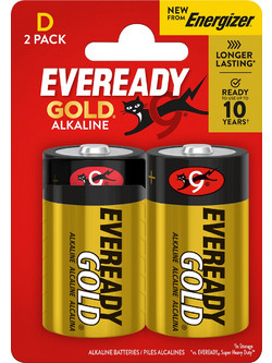 Eveready Gold D 2τμχ