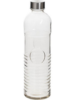Μπουκάλι γυάλινο 1l/8x29cm - Plastona