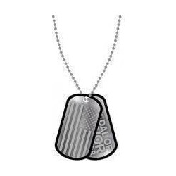 Medal Of Honor Warfighter - Dog Tags Flag and Logo