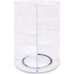 Βάση Οργάνωσης Καλλυντικών 964FRM2114 23x23x30,5cm Clear Hermia Πλαστικό