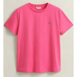 T-shirt γυναικείo GANT C-neck Little Shield PASTEL PINK