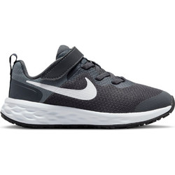 Nike Revolution 6 Παιδικά Αθλητικά Παπούτσια για Τρέξιμο Ανθρακί DD1095-004