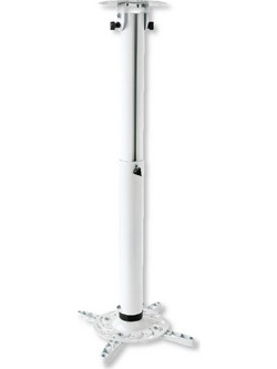 Profi Deckenhalterung fr Beamer ausziehbar 500770 mm Wei Hersteller Techly (ICAPM104MW)