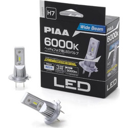 PIAA LEH265 piaa LEH265 Headlight LED conversion bulb 6000K /12W per bulb 3000lm from 2 bulbsFor H7 Halogen sockets