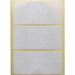 ΜΠΑΤΣΙΟΣ Ετικέτα Νο 3 100mm X 48mm λευκή αυτοκόλλητη