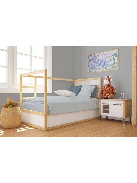 Πάπλωμα bebe Solid 505 120X160 Light Blue-Grey 100% Cotton Dimcol