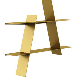Ράφι A-Shelf Medium Brass Ατσάλι L46xD9xH52 Cm ANDERSEN FURNITURE