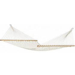 Αιώρα Velco Μονή Βαμβακερή Πλεχτή Με Ξύλο 200x80cm