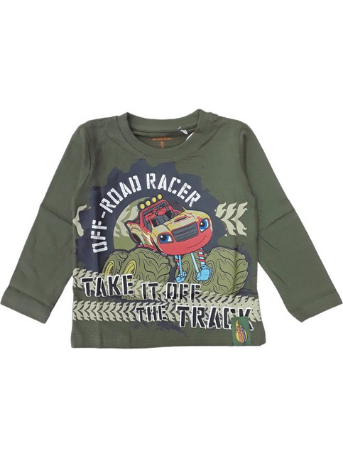Disney Of Road Racer Μπλουζάκι Μακρυμάνικο Green 8020235