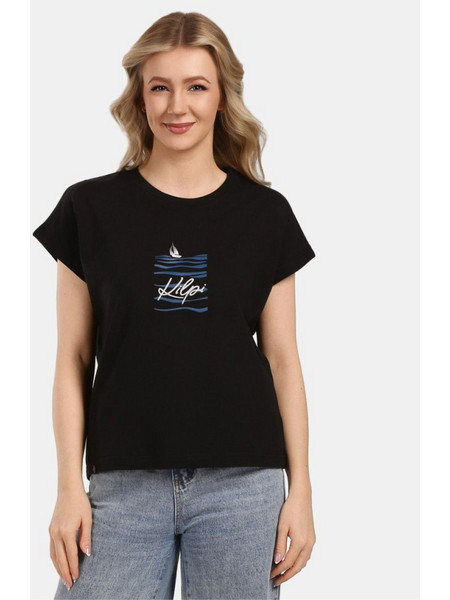Γυναικείο T-shirt Kilpi Roane-W Black Cotton Comfort