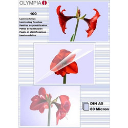 Φύλλα Πλαστικοποίησης Olympia 9167 Α5 80M 100τμχ