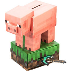 Minecraft Build Your Own Officially licensed Money Bank Treasure Schwein