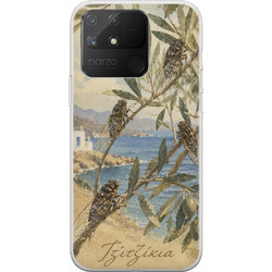 Θήκη Kalokairi Collection - Τζιτζίκια Realme Narzo 50A Flexible TPU (Διάφανη Σιλικόνη)