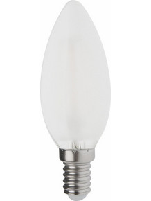 ΚΕΡΙ LED FILAMENT Ε14 6W WARM ΜΑΤ (κατασκευή Κίνα) | REDLED | 26135