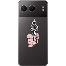Oneplus Nord 4 Heart gun Transparent Silicone TPU Θήκη