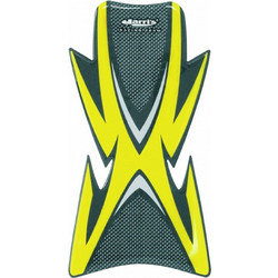 Προστασία ντεποζίτου Ariete Universal 12928-G Racing carbon κίτρινη - ARIETE
